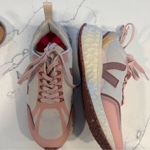 Veja Pink and White Women's Sneakers